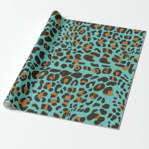 Leopard Jaguar Animal Print Muster Geschenkpapier