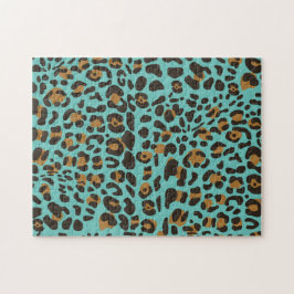 Leopard Jaguar Animal Print Muster Puzzle