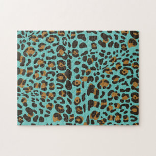 Leopard Jaguar Animal Print Muster Puzzle
