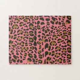 Leopard Jaguar Animal Print Muster Puzzle