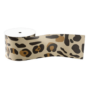 Leopard Jaguar Animal Print Muster Ripsband
