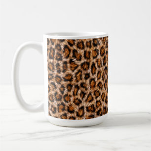 Leopard Jaguar Cat Brown Fur Muster-24609 Kaffeetasse