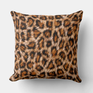 Leopard Jaguar Cat Brown Fur Muster-24609 Kissen