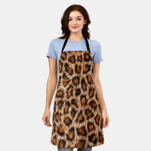 Leopard Jaguar Cat Brown Fur Muster-24609 Schürze