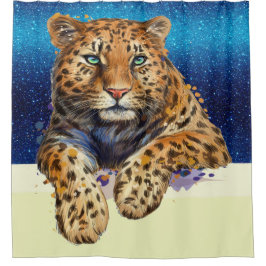 Leopard - Jaguar-Duschvorhang Duschvorhang