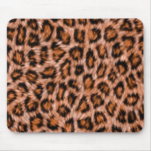 Leopard Jaguar Katze Braunes Fell Muster Mousepad