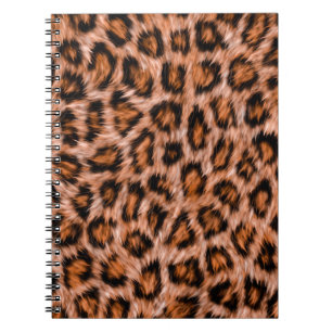Leopard Jaguar Katze Braunes Fell Muster Notizblock