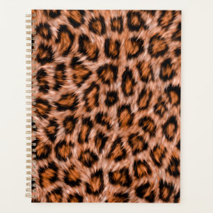 Leopard Jaguar Katze Braunes Fell Muster Planer