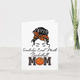 Leopard Jones Loudmouth Sketll Mama Mama Mothe Karte