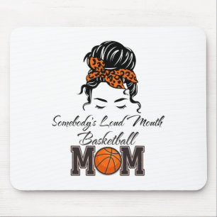 Leopard Jones Loudmouth Sketll Mama Mama Mothe Mousepad