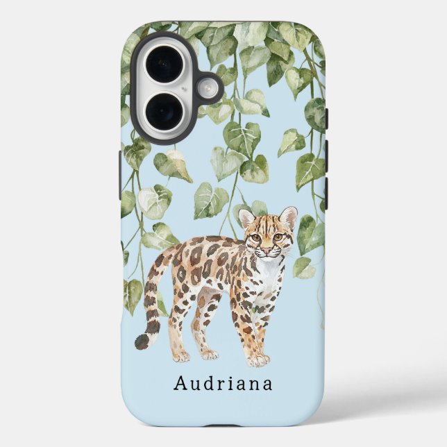 Leopard Jungle Animal Case-Mate iPhone Hülle (Rückseite)