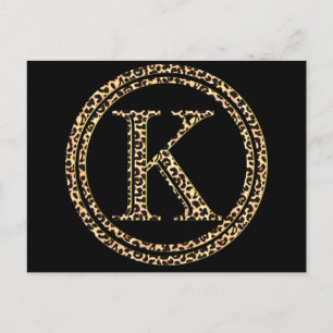 Leopard K Postkarte