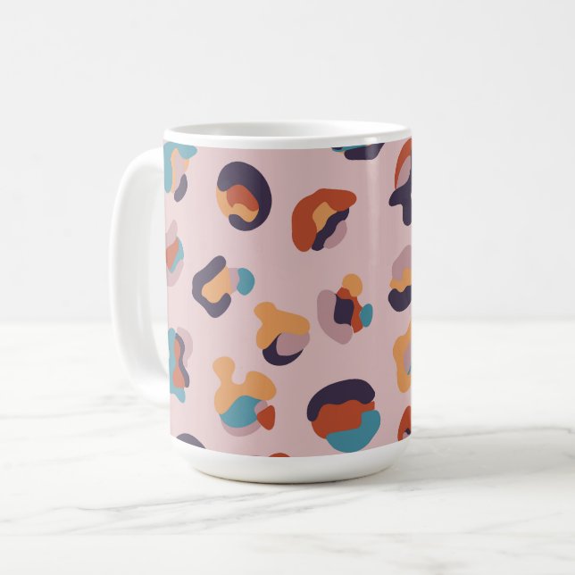 Leopard Kaffeetasse (Vorderseite Links)