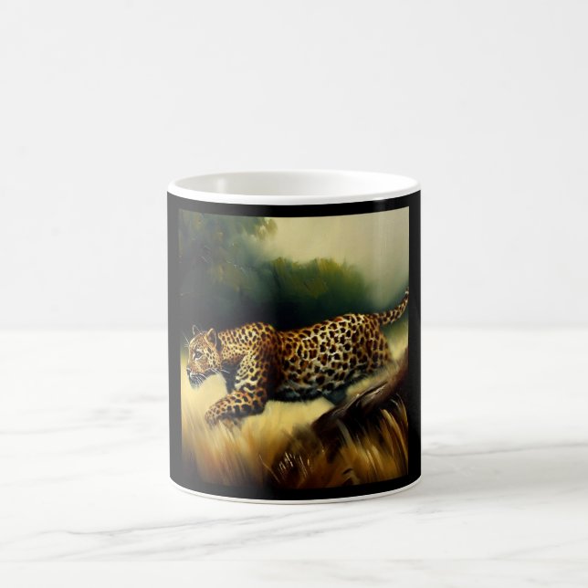 Leopard Kaffeetasse (Mittel)