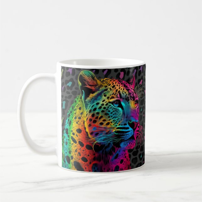 Leopard Kaffeetasse (Links)