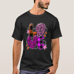 Leopard Karierte Liebe Weihnachtsschreiben Weihnac T-Shirt