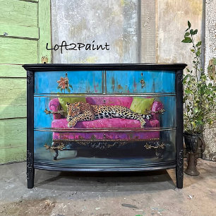 Leopard Katze Decoupage Seidenpapier