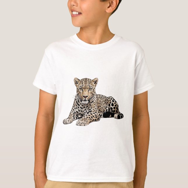 Leopard Kid T-Shirt (Vorderseite)