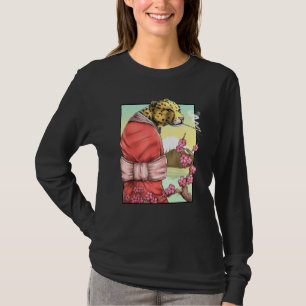 Leopard Kirschblüten Sakura Japanisch Harajuku Ae T-Shirt