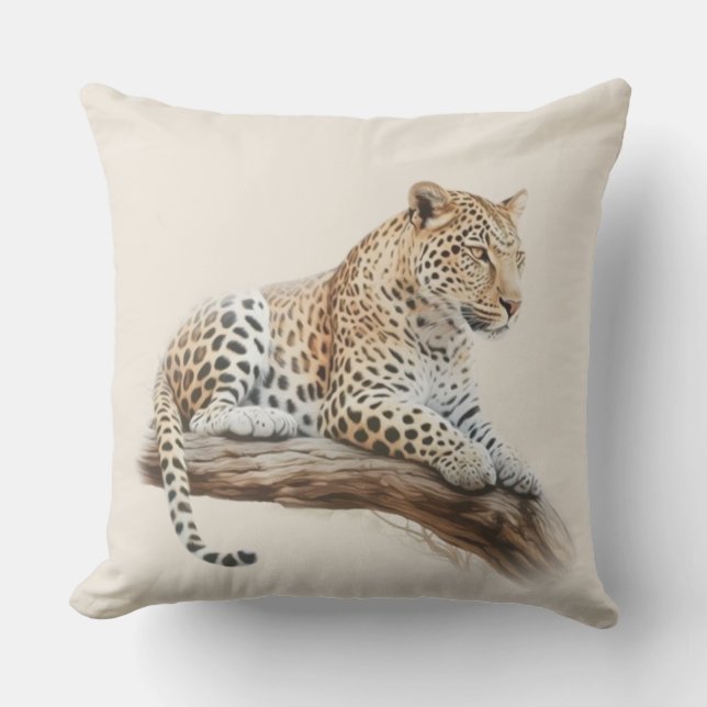 Leopard Kissen (Vorderseite)