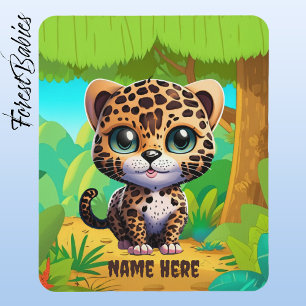 Leopard Kitten Jungle Wildlife Animal Mousepad