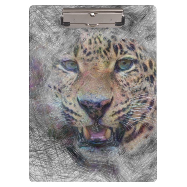 Leopard Klemmbrett (Vorderseite)