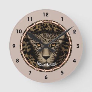 Leopard Knochen Uhr