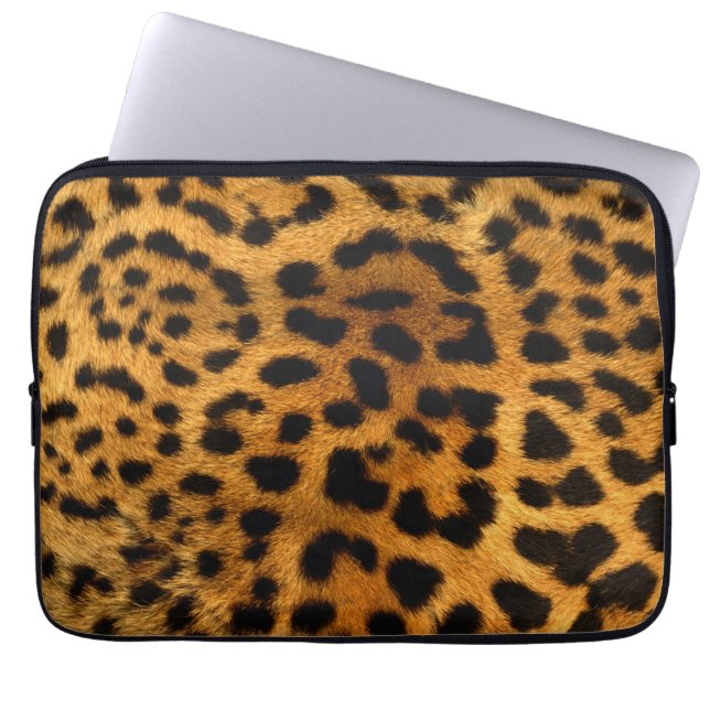 Leopard-Körper-Pelz-Haut-Kasten-Abdeckung Laptopschutzhülle (Vorderseite)