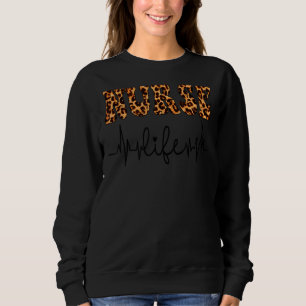 Leopard-Krankenversicherung für Frauen, die Kranke Sweatshirt