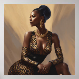 *Leopard Lady-Poster Poster