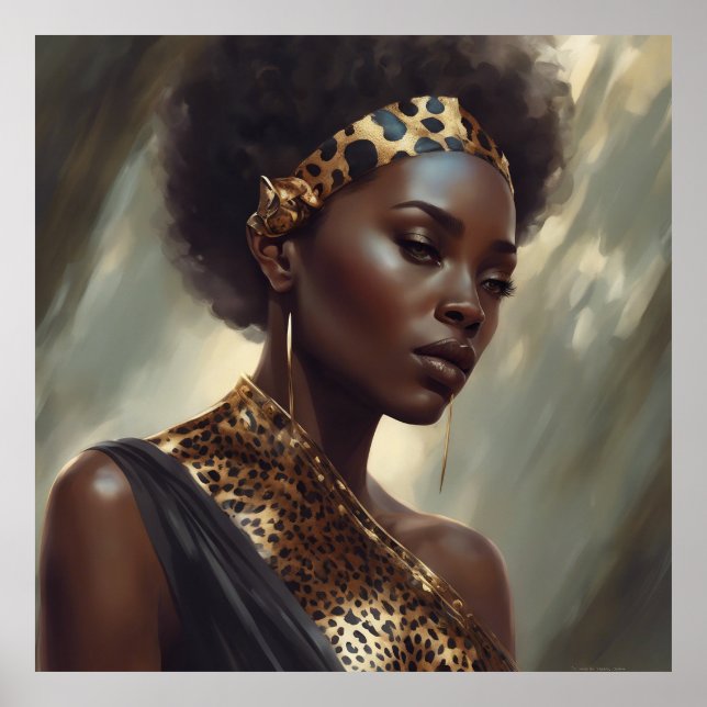 *Leopard Lady-Poster Poster (Vorne)