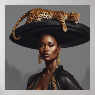 *Leopard Lady-Poster Poster