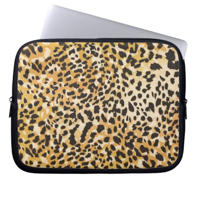 Leopard-Laptop-Hülse Laptopschutzhülle (Vorderseite)