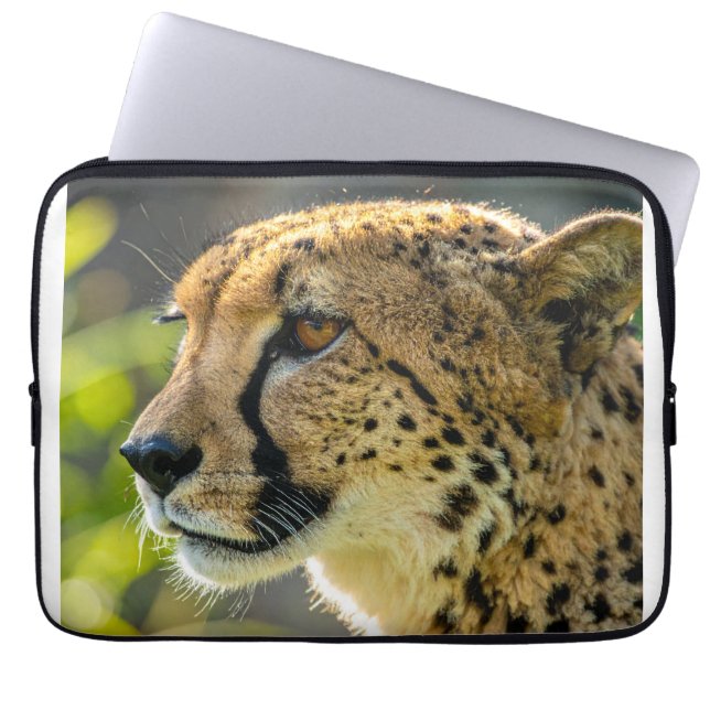 Leopard Laptopschutzhülle (Vorderseite)