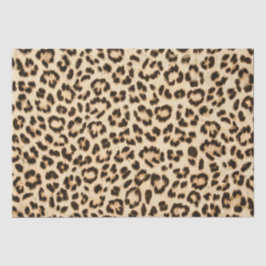 Leopard Leder Druckmuster Monogramm Seidenpapier