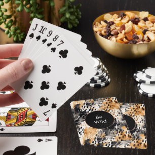 Leopard-Leopard-Tier Spielkarten