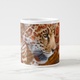 LEOPARD LEVING IN FARBEN Jumbo-Tasse