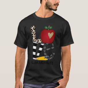 Leopard-Liebe - Das Leben der Bibliothekaren zurüc T-Shirt