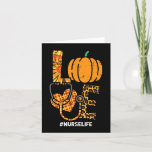 Leopard Liebe Nurse Life Erntedank Scrub Top Fal Karte