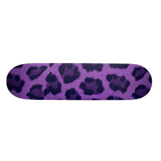 "LEOPARD" (LILA) Skateboard
