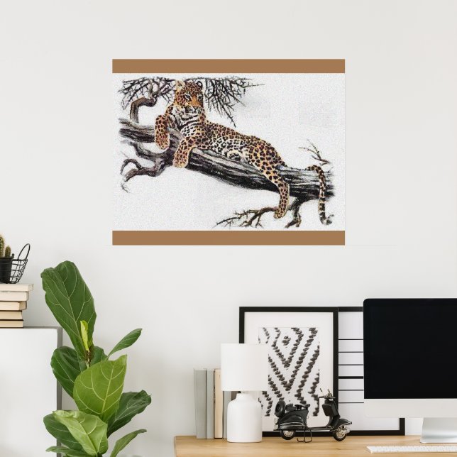 Leopard Lovers Poster (Heimbüro)