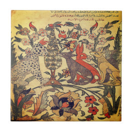 Leopard Löwe Richter Indische Renaissance Fabel Fliese