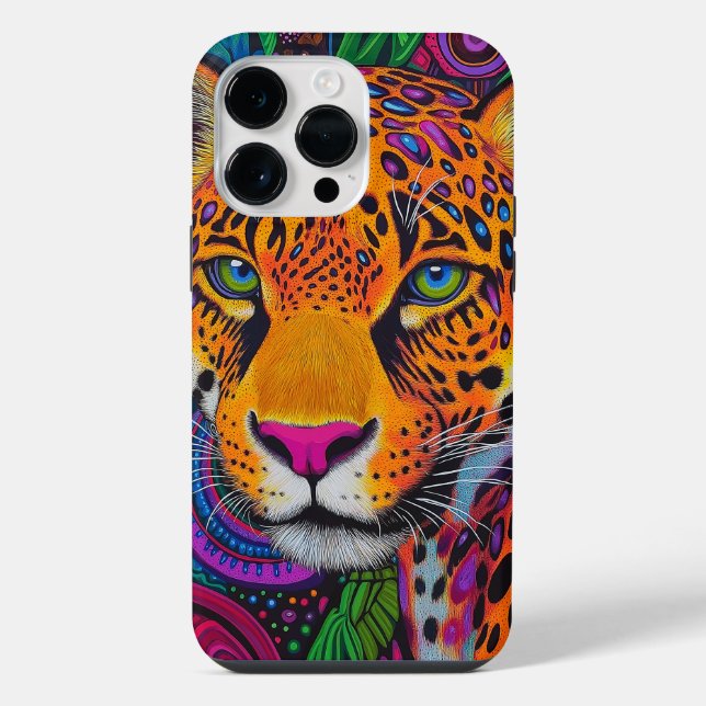 Leopard Luminous  iPhone Hülle (Rückseite)