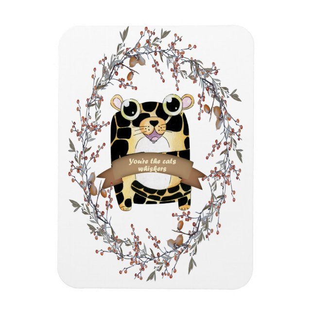 Leopard-Magnet Magnet (Vertikal)