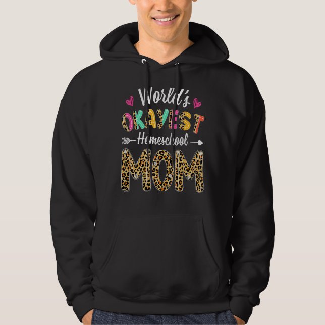 Leopard Mama Mother Tea Hoodie (Vorderseite)