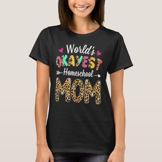 Leopard Mama Mother Tea T-Shirt (Vorderseite)