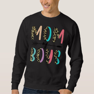 Leopard-Mama von Jungen von Sohn Müttern Tag Birth Sweatshirt