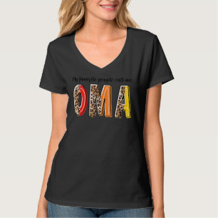 Leopard Meine Lieblingsmenschen nennen mich Oma Mo T-Shirt