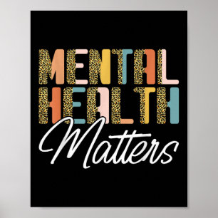 Leopard Mental Health S Human Brain Illary Awaren Poster