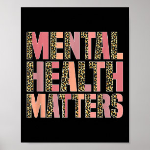 Leopard Mental Health - Sensibilisierungsmonat Poster